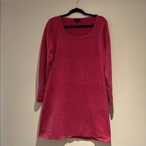 Patricia Field Vibrant Pink Terry Cloth Dress